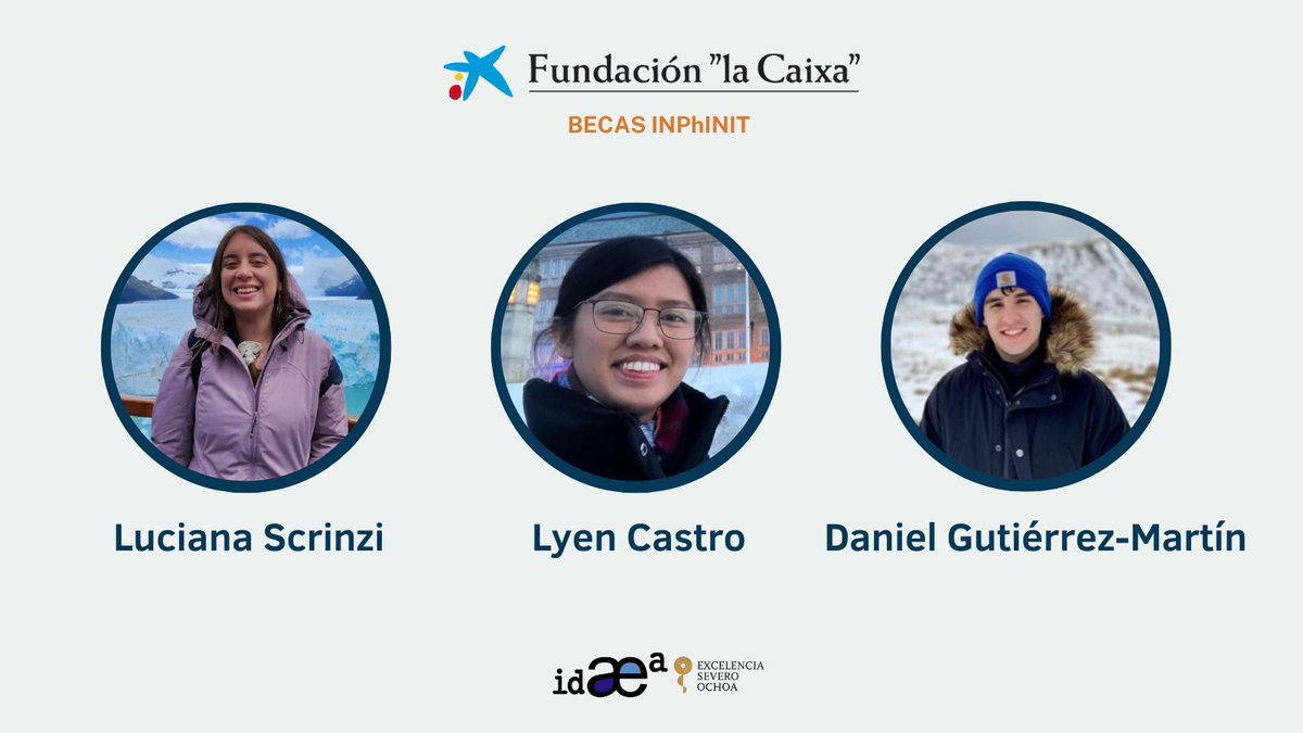🏆 Los investigadores predoctorales <a href="/LucianaScrinzi/">Luciana Scrinzi</a>, <a href="/lyencastro/">Lyen Castro 🌈</a> y <a href="/DaniGuti_Martin/">Daniel Gutiérrez-Martín</a> reciben las #Becas #FundaciónLaCaixa del programa INPhINIT para continuar con su investigación en el <a href="/IDAEA_CSIC/">Inst. of Environmental Assessment & Water Research</a>.

👉 bit.ly/4ccOHxO

¿Quieres conocer los campos que investigan? 🧵👇