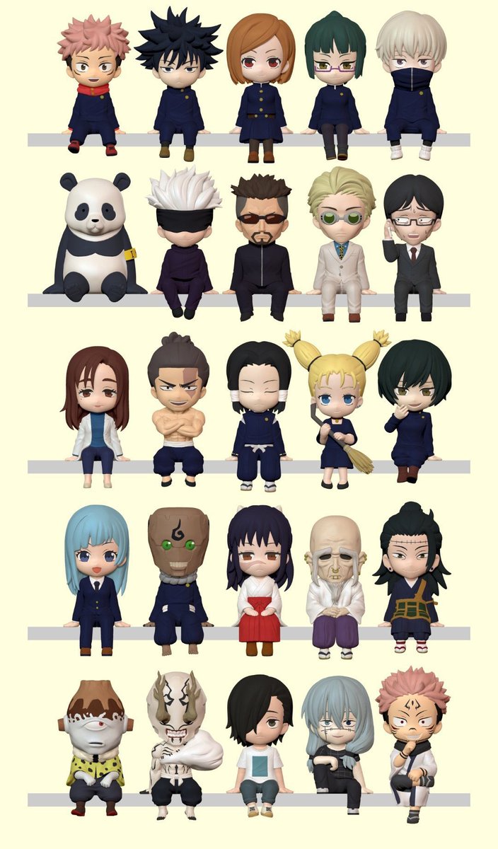 tetsureze's tweet photo. wts lfb anime 

ꔣ jujutsu kaisen kitan club sitting figures w/
special box 
𓏔 ₱7500, ₱7300 payo
𓏔 misb/sealed
𓏔 onhand
𓏔 avail for intl buyers, just need to have ph add ! 

#.  jjk figs 25 gojo nobara megumi itadori

pls help rt https://t.co/AC0npI92ys