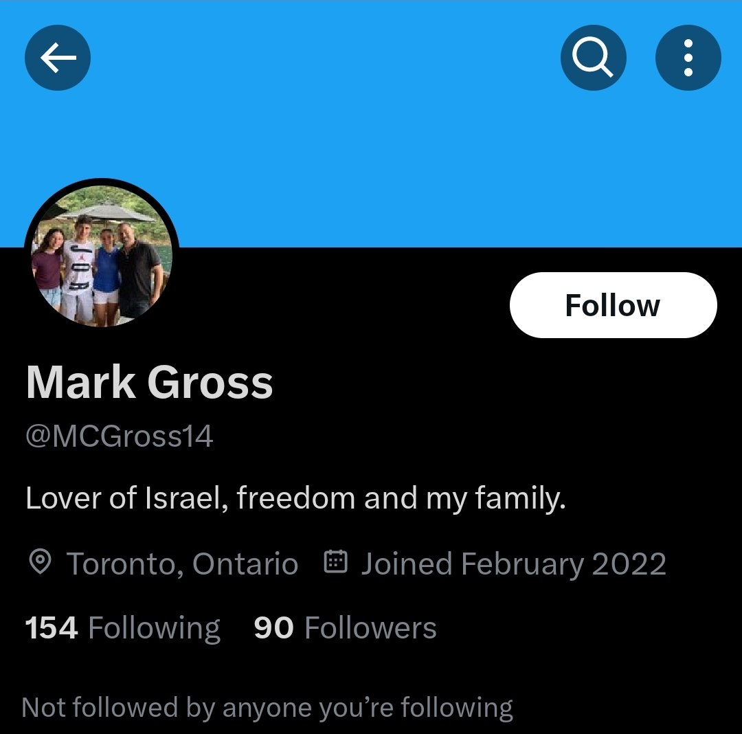 AntiPalHM_CAN's tweet photo. Mark Gross' LinkedIn and Twitter account shown in this tweet. https://t.co/wWKylbm0J9