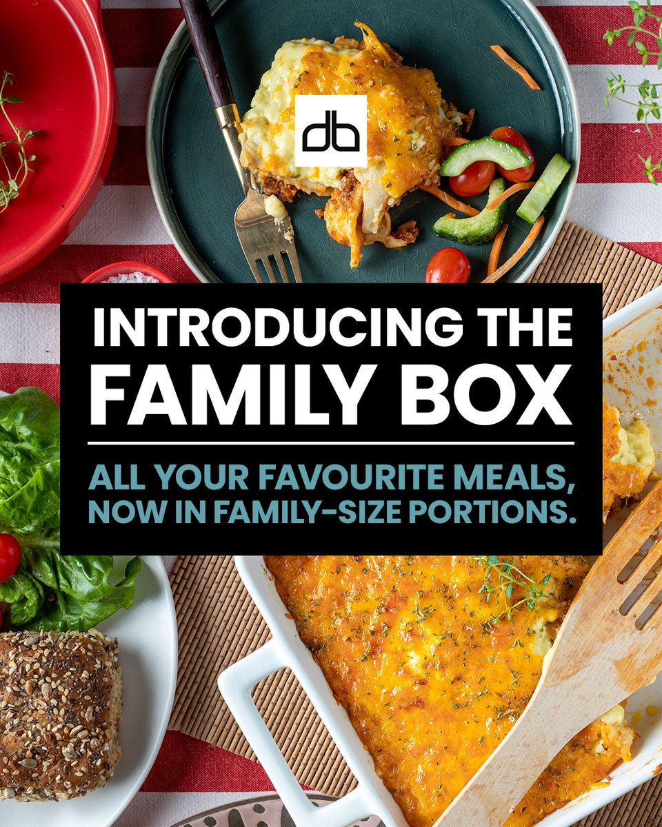 Dinnerbox is launching a new pizza box: the Classic Pizza Box, and a new Family Box!
These boxes are guaranteed to leave the family with happy and full tummies!