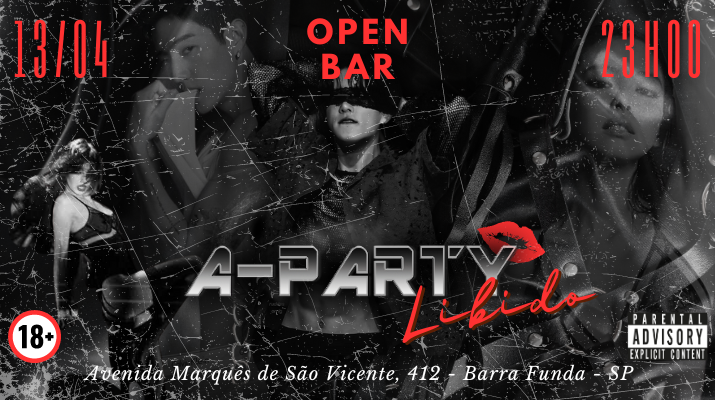 apartybrasil's tweet photo. Algo proibido está a caminho!

A sensualidade e o desejo tomarão conta da nossa A-PARTY LIBIDO!!! Atendendo a pedidos dia 13/04 o Sexy Concept finalmente chega na A-PARTY!!!

Ingressos >> https://t.co/EzP7DY97N7 https://t.co/Kvr3ZgwGlz