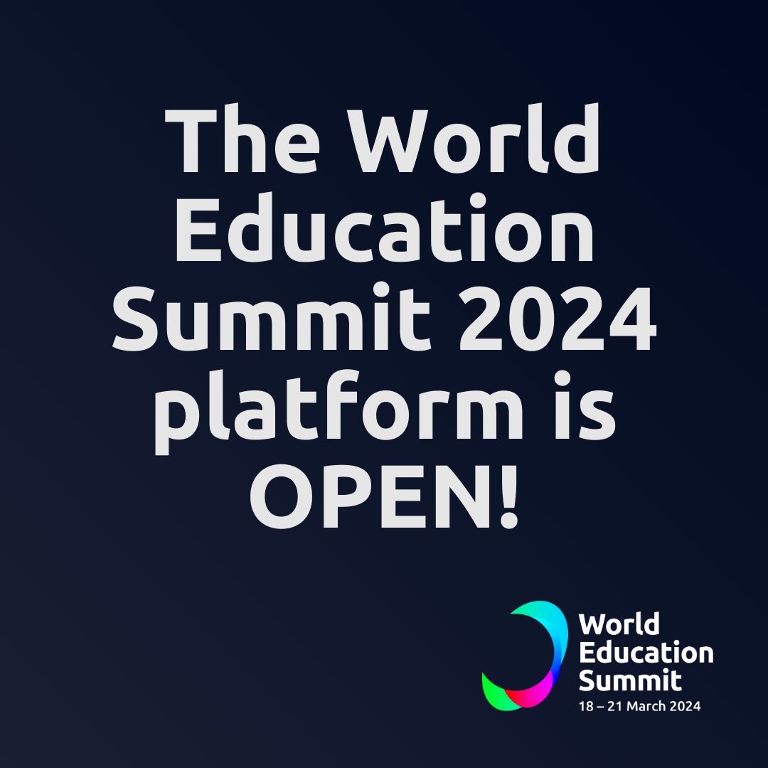 Haven't booked your spot yet? Don't miss out on this global educational revolution! Secure your tickets NOW at worldedsummit.com and unlock a world of insights, innovation, and inspiration!

Join the online platform here: bit.ly/48T0oXD 
#WorldEdSummit