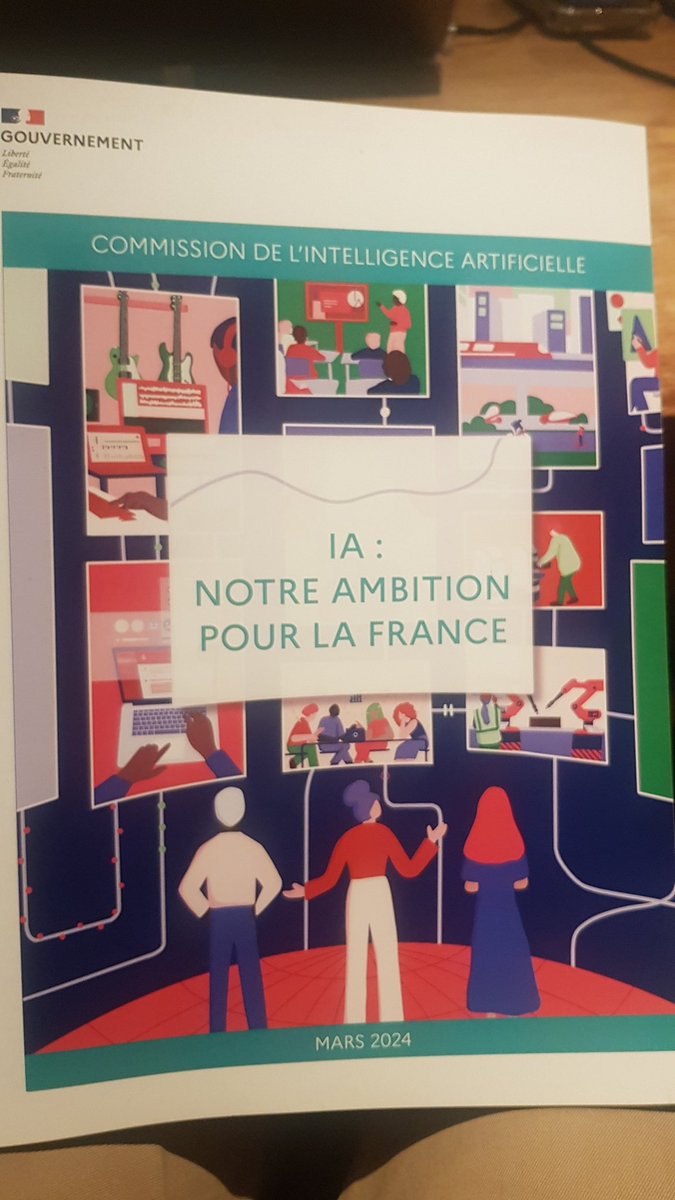 Le rapport du comité IA que nous avons remis à l'instant au Président de la république. 25 mesures pour adopter l'IA a l'échelle nationale : Inclusion compétitivité, environnement, éducation... drive.google.com/file/d/1ajjOfu…