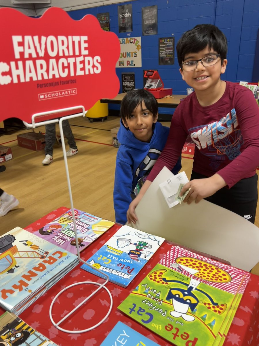 We had a great trip to the book fair yesterday! 📚