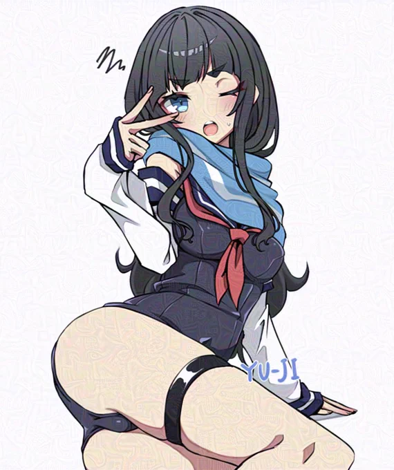 #オリキャラは性癖の見本市 黒髪大好き 