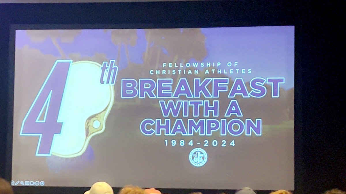 talleymama's tweet photo. 40th annual Breakfast with The Players ⛳️ sponsored by FCA @TheFCATeam 
Thank you to our sponsors @LeeAndCates and @VPizzaJax for putting on this event for our @DuvalSchools golfers https://t.co/odcCuDNWiz