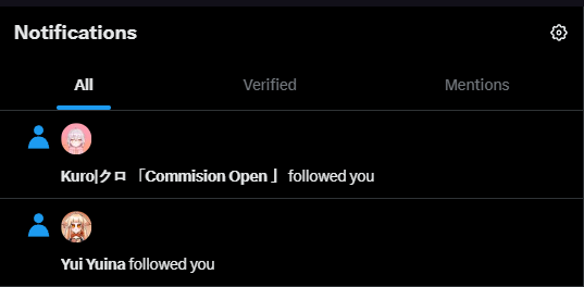 aaa >_< , makasih kak yui sama kak kuro buat follownya ٩(＾◡＾)۶ , salam kenal kedua kakak (◕‿◕)♡