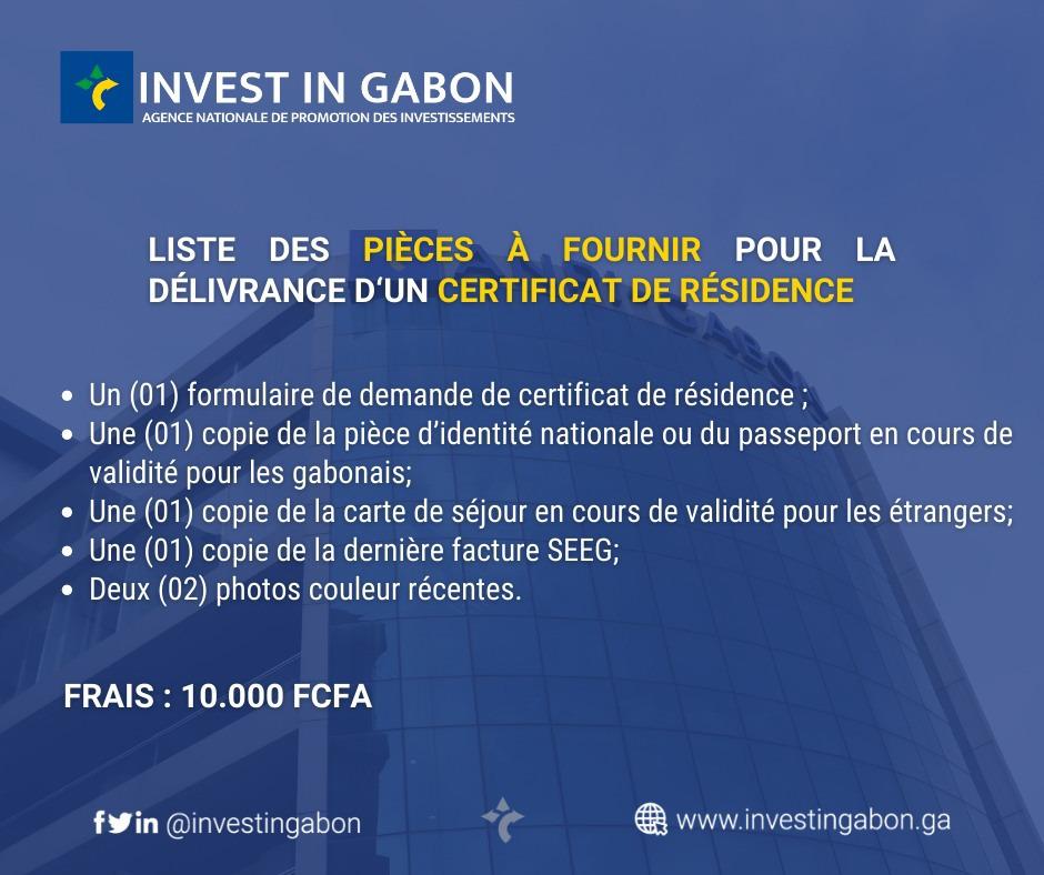 InvestinGabon's tweet photo. 📅13/03/2024
🔴Vous souhaitez créer votre entreprise individuelle, mais vous n'avez pas de certificat de résidence ? 
Rendez-vous au bureau de la DGDI à l'ANPI-Gabon, avec les pièces à fournir suivantes et les frais. https://t.co/qhAOgyszt1