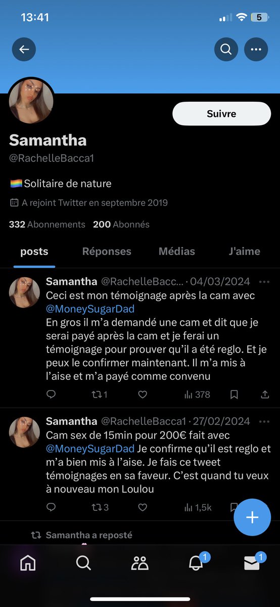 TheDomReference's tweet photo. ⚠️DOMINA ALERT FAKE⚠️ Cam faite et bien sûr impayée, allez signaler et bloquer @MoneySugarDad @sara_rati @RachelleBacca1 
#moneyslave #soumis #domination #moneymiss #slowdrain #esclave #ATM
#domina #moneyslaves  #drain
 @RTLovingFeet @Brun0Parent @samdoggy5 @AntoRT34 @DoggyPromo https://t.co/ICocVbQOeX