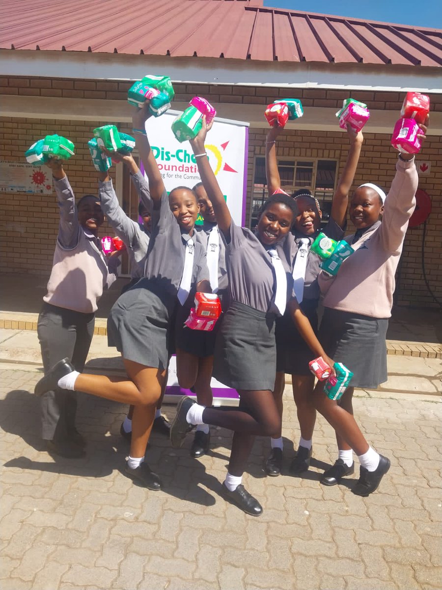 Caring4Girls's tweet photo. This week we empowered 2552 girl children from Gauteng through #MillionComforts by providing them with 4 months supply of sanitary pads. #KeepingTheGirlChildInSchool #MakeADifference #BetterEducationStartsHere
@Dischem https://t.co/sIfV4syuUW
