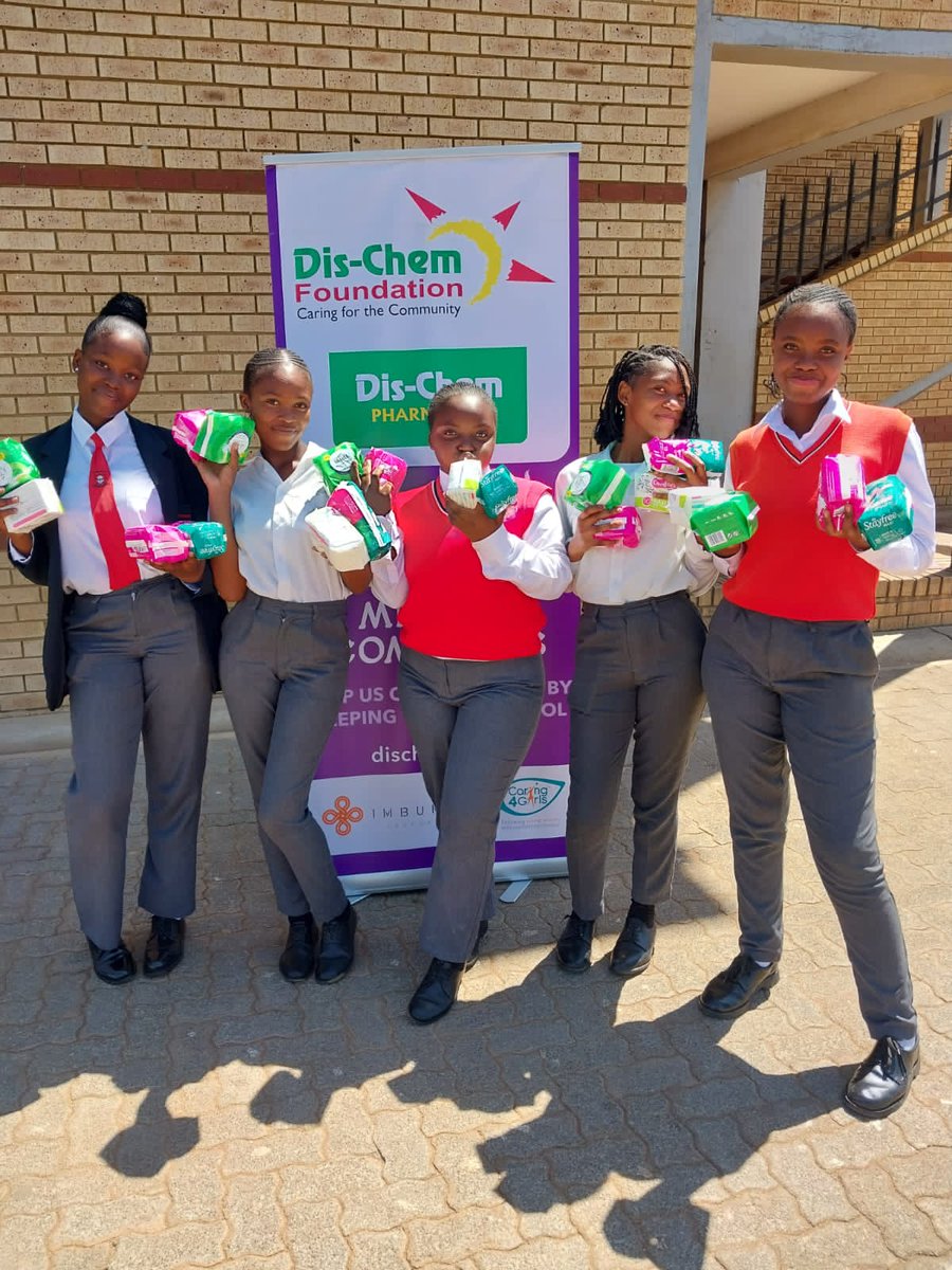 Caring4Girls's tweet photo. This week we empowered 2552 girl children from Gauteng through #MillionComforts by providing them with 4 months supply of sanitary pads. #KeepingTheGirlChildInSchool #MakeADifference #BetterEducationStartsHere
@Dischem https://t.co/sIfV4syuUW