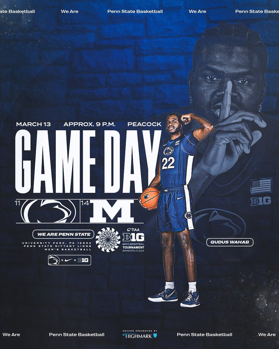 March is ON. 🚨 📺 Peacock 📻 bit.ly/MBBRadio2324 📊 bit.ly/MBBLiveStats23… 📍 Target Center, Minneapolis MN #WeAre