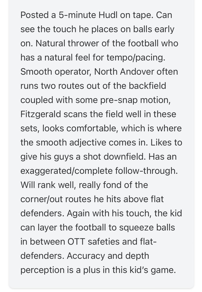 Thank you @PRZ_CoachSilva and @PRZPAvic for the ranking and write up. 
Ranked 22 qb in New England for c/o 2025
<a href="/Dubzinski79/">John Dubzinski</a> 
<a href="/CerulloCoach/">Matt Cerullo</a> 
<a href="/M2_QBacademy/">M2 QB Academy</a> 
<a href="/CatanoPerforma1/">Catano Performance</a>