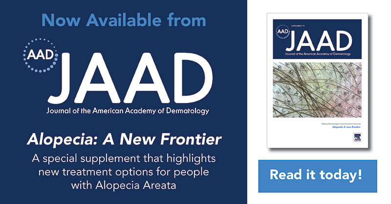 Read the special supplement today! spkl.io/60104l66k @JAADjournals #JAAD #AlopeciaAreata #Alopecia #Hair #Treatments