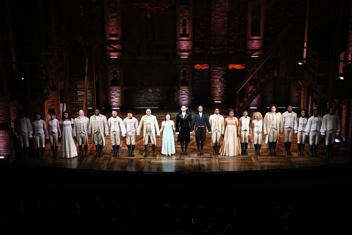 ⭐ ⭐ ⭐ ⭐ ⭐ "It feels like a rare moment of pure, spontaneous celebration" (The Scotsman)

The unmissable #HamiltonTour continues to collect 5 star reviews at #FestivalTheatre, Edinburgh👑 

🔎 Read the full review: bit.ly/3Iul0ui

📸 <a href="/GregMacvean/">Greg Macvean</a>