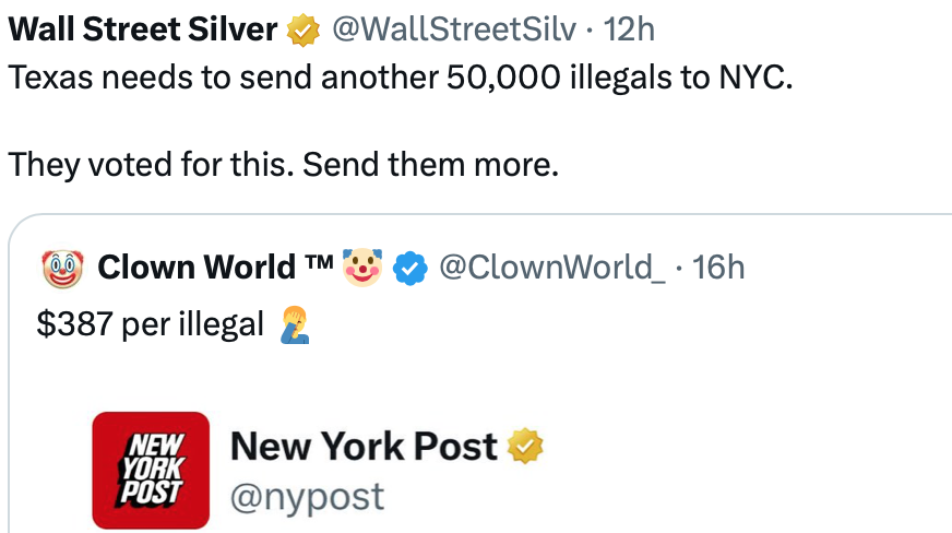 MDRinnert's tweet image. The #GOPClownShow plan is to stop the &quot;invasion&quot; by transporting the &quot;invaders&quot; deep into the heart of the country so they don&apos;t have to deal with them at the border.
#ConsiderTheSource