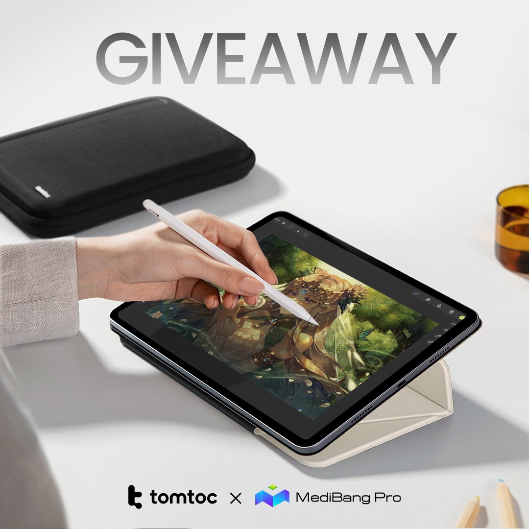 MediBangPaint_e's tweet image. 🎨#GIVEAWAY🖌️
Capture inspiration, draw anywhere💫

#MedibangPro x #tomtoc are here to level up your drawing experience!
✨＼Prizes valued over $300／✨

▪️ TO ENTER
① Follow @MediBangPaint_e &amp;amp; @tomtoc_official
② RT &amp;amp; Like this post

▪️ More details are shown below⤵️🌠
