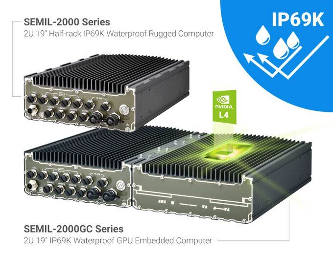 Unveiling the SEMIL-2000 #Intel14th #IP69K #ruggedcomputer series from Neousys, including the powerful SEMIL-2000GC with #NVIDIAL4 GPU for advanced #AI applications! bit.ly/3uKW0fl