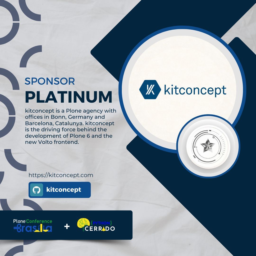 Exciting news! 🌟 We're thrilled to welcome <a href="/kitconcept_gmbh/">kitconcept</a> as our first Platinum sponsor for Plone Conference 2024! kitconcept's support is a significant milestone as we gear up for an unforgettable conference.🏅
#plone #ploneconf2024 #opensource