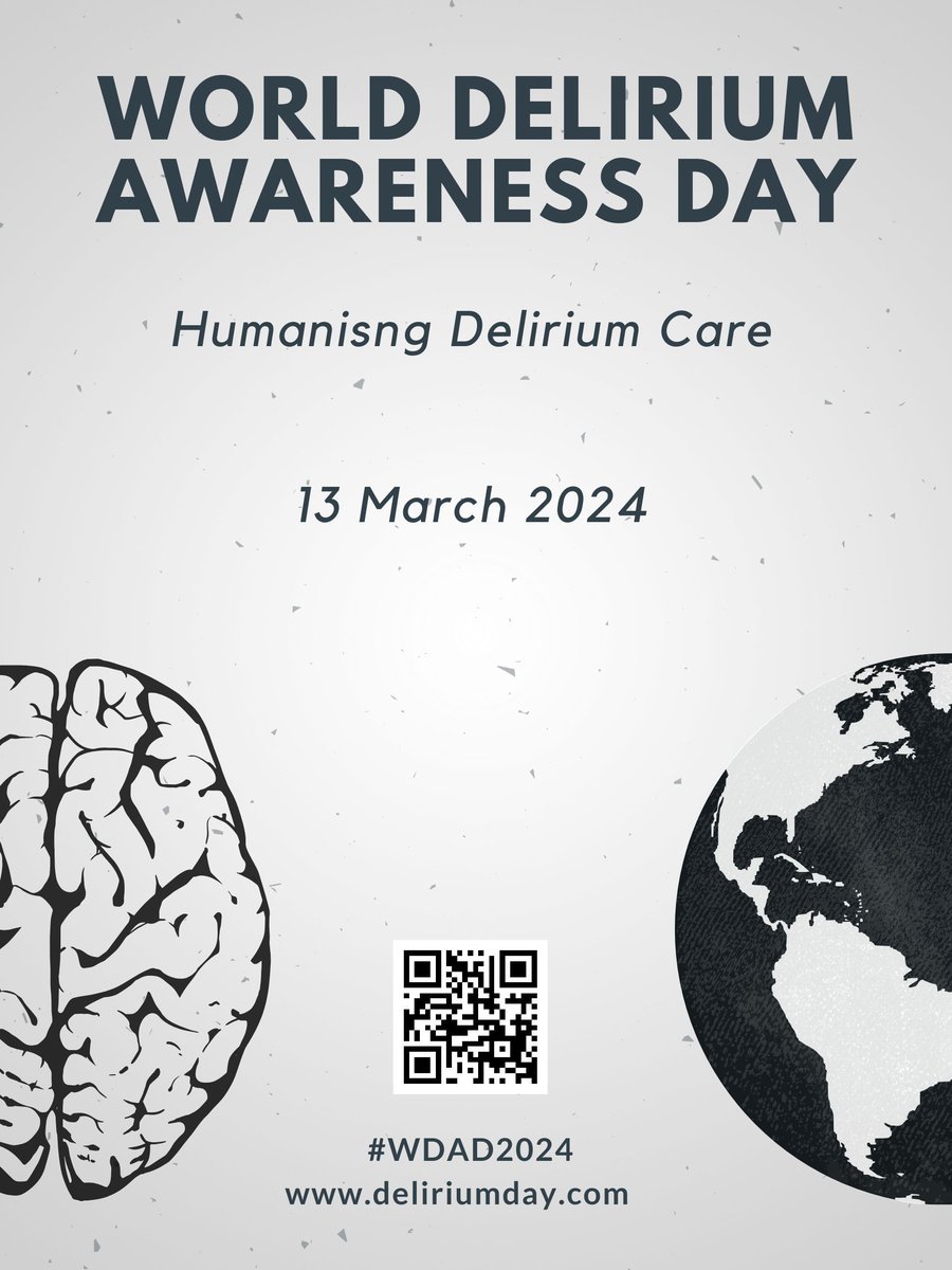 Did you know that today is World Delirium Awareness Day? Ohio SCCM would like your help in raising awareness about ICU Delirium! One Small intervention is to 'Light up' for Delirium prevention: 💡 Room lights on during the day 🌞 🌑 Room lights off during the night!😴 #WDAD2024