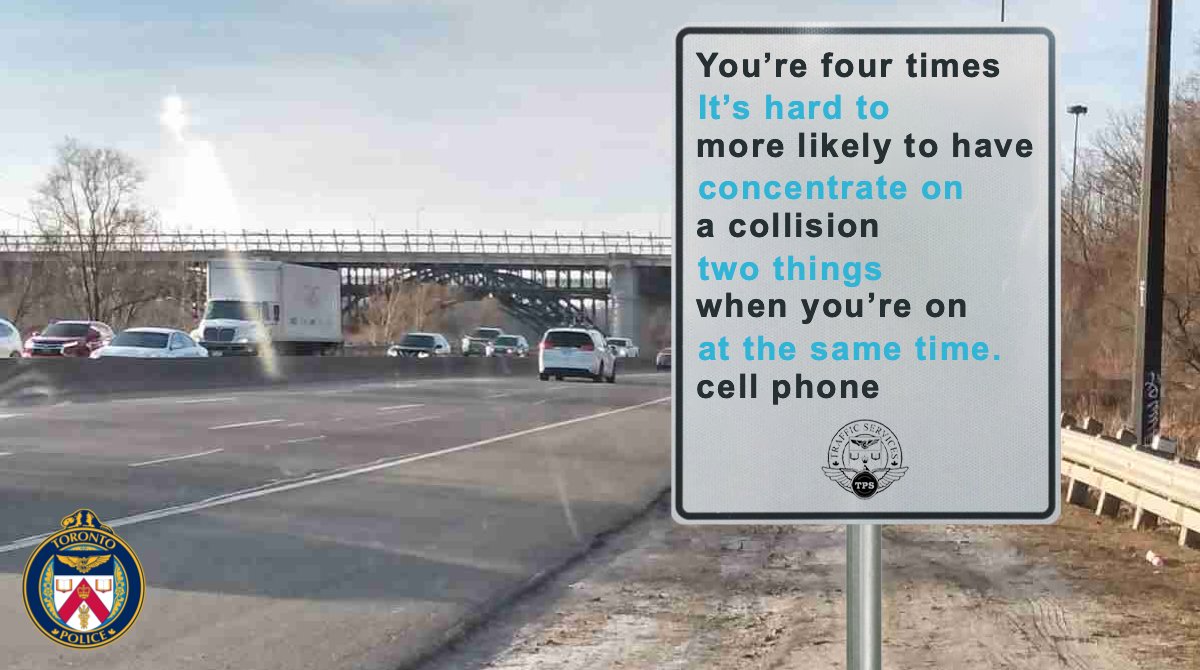 Heads up, phones down! It’s just that simple… #DistractedDriving @TIRFCANADA @DropItAndDrive