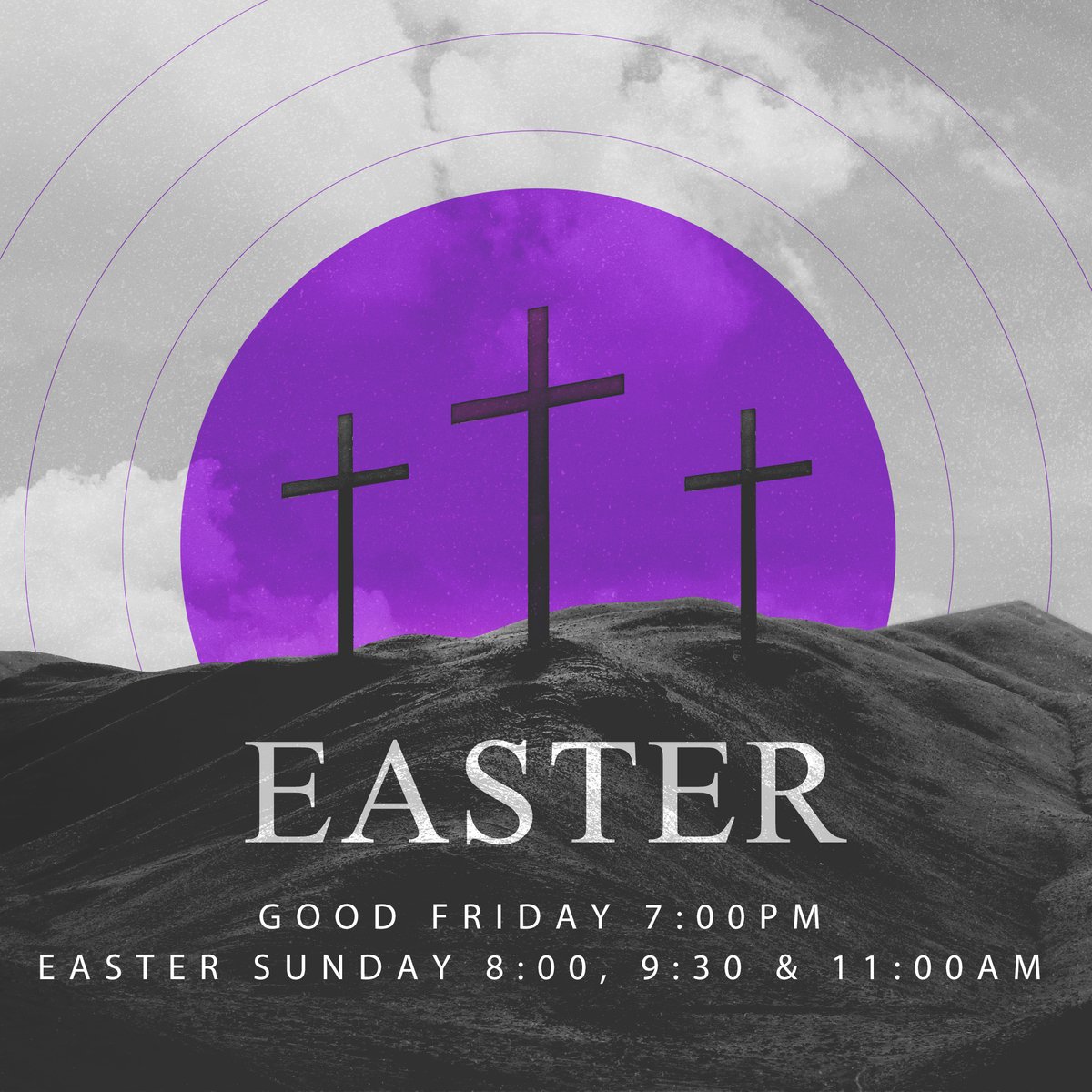 The resurrection of Jesus gives us hope that what is dead in our lives can be brought to life again. We would love for you and your family to join us this Easter as we celebrate together the hope we have in Jesus.