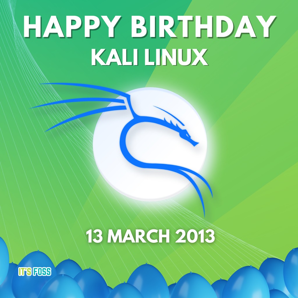 Happy Birthday to the favorite distro of hackers 🎂  👾

<a href="/kalilinux/">Kali Linux</a>

#kali #linux
