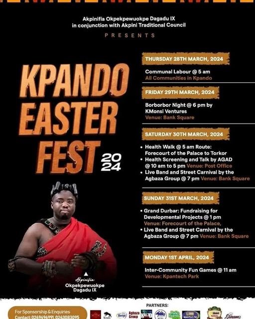 So, have you made any plans for the upcoming #Easter Holidays in Ghana? 
If not, we have a suggestion for you - how about celebrating it in the beautiful #VoltaRegion? It's going to be an unforgettable experience! See flyers for more details. #Easter2024 #VoltaEaster #VisitVolta.