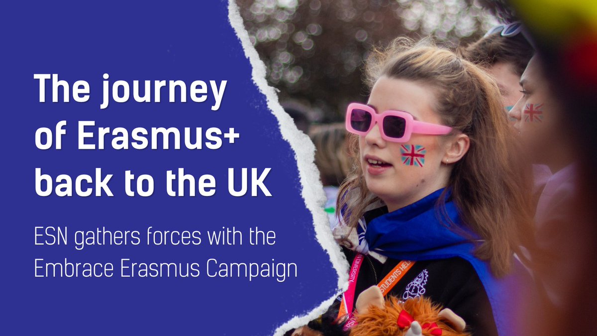 @esn_int &amp; @esnuk joined the #EmbraceErasmus campaign by the <a href="/euromove/">European Movement UK</a>, whose #petition gathered more than 41,000 signatures since December 2023.

✍ Help us get to of 50,000: europeanmovement.co.uk/erasmus-petiti…

🔗 Read the full article: esn.org/news/journey-e…