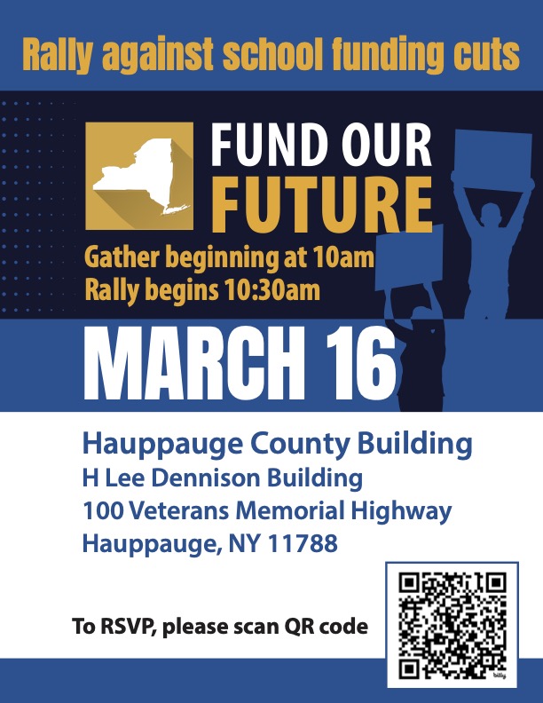 Come out and show your support for public schools and against funding cuts! <a href="/nysut/">NYSUT</a>
