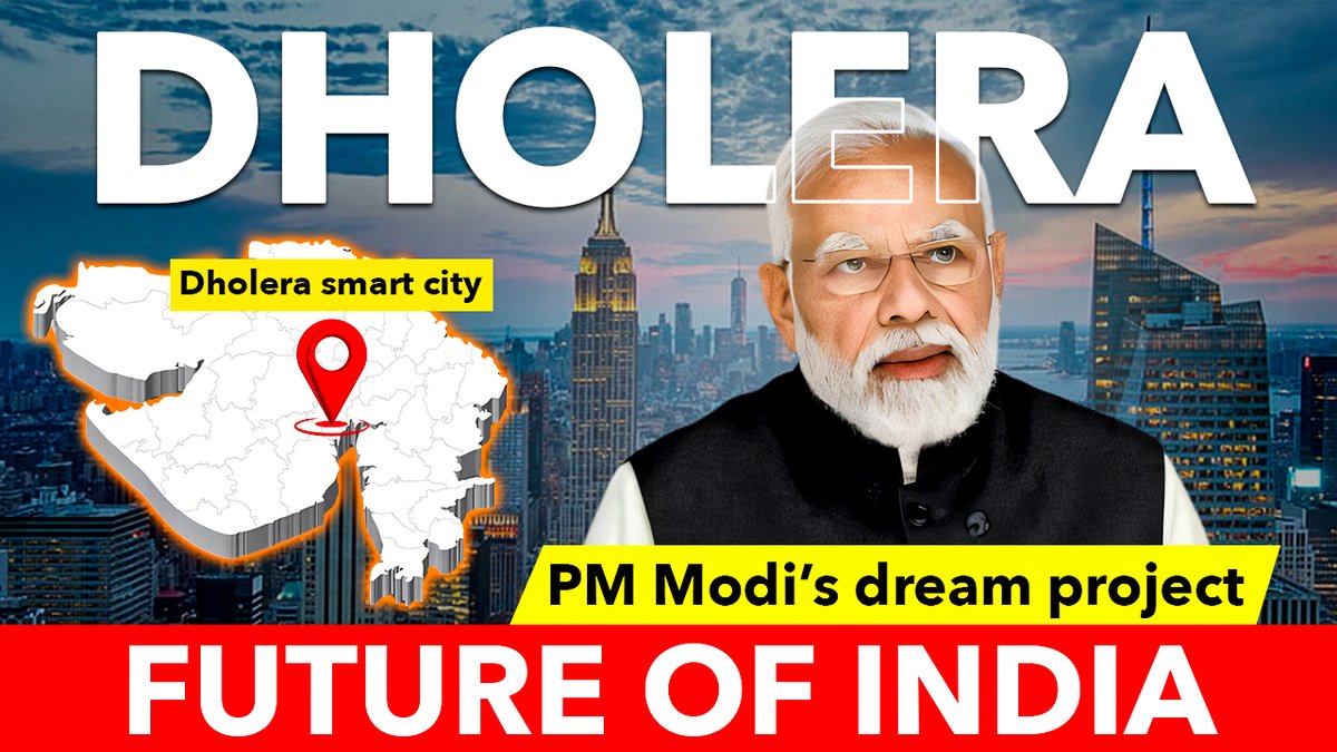 Schoolify_'s tweet photo. Dholera Smart City: The Bright Future of India😱😎

New video is live guys! Click here: https://t.co/KitrFYWj1s

#dholerasmartcity #india #pmmodiji #schoolify #transformingeducation https://t.co/UiwSHLPslp