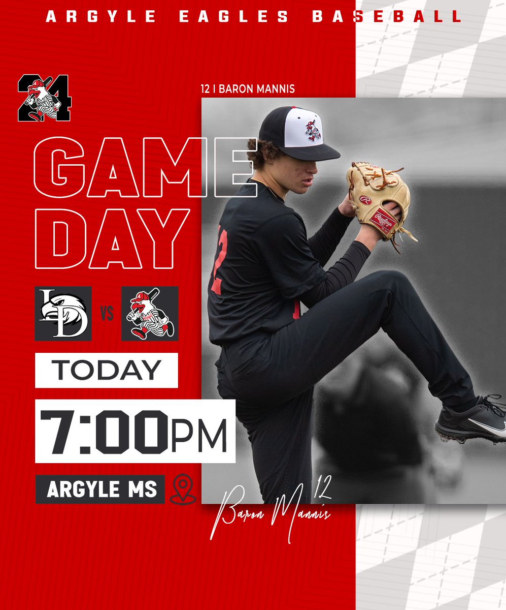 Gameday⚾️! Home district opener tonight as the Eagles look to take game 2 of the week from Lake Dallas! #The24 @ArgyleSports I @TheTalonNews 📸Steve Wohnoutka Sports Photography