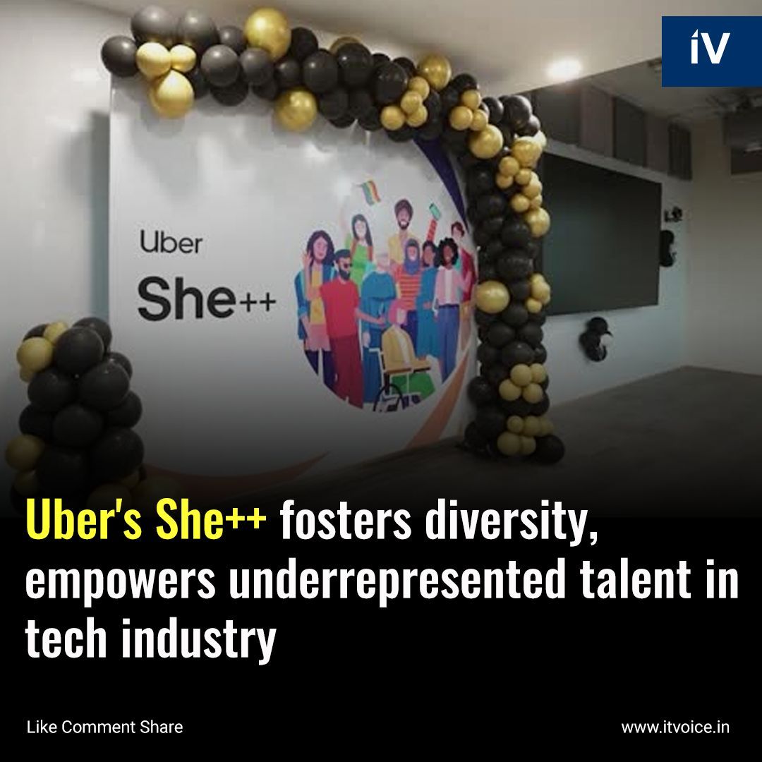 itvoice's tweet image. Uber's She++ initiative promotes diversity and inclusion, fostering early-career opportunities in tech. 🌟 #ShePlusPlus #DiversityInTech