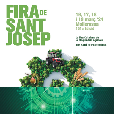 🗓️📍 Del 16 al 19 de març, se celebra a #Mollerussa la 151a #firasantjosep

✅ La <a href="/DiputacioLleida/">Diputació de Lleida</a> hi serà present en 3 estands: l'institucional, el de #GLOBALleida i l'estand de la mostra culinària #Alimentsdelterritori

ℹ️ Informa-te'n a #guiadefirescat: i.mtr.cool/jsbgiguqyb