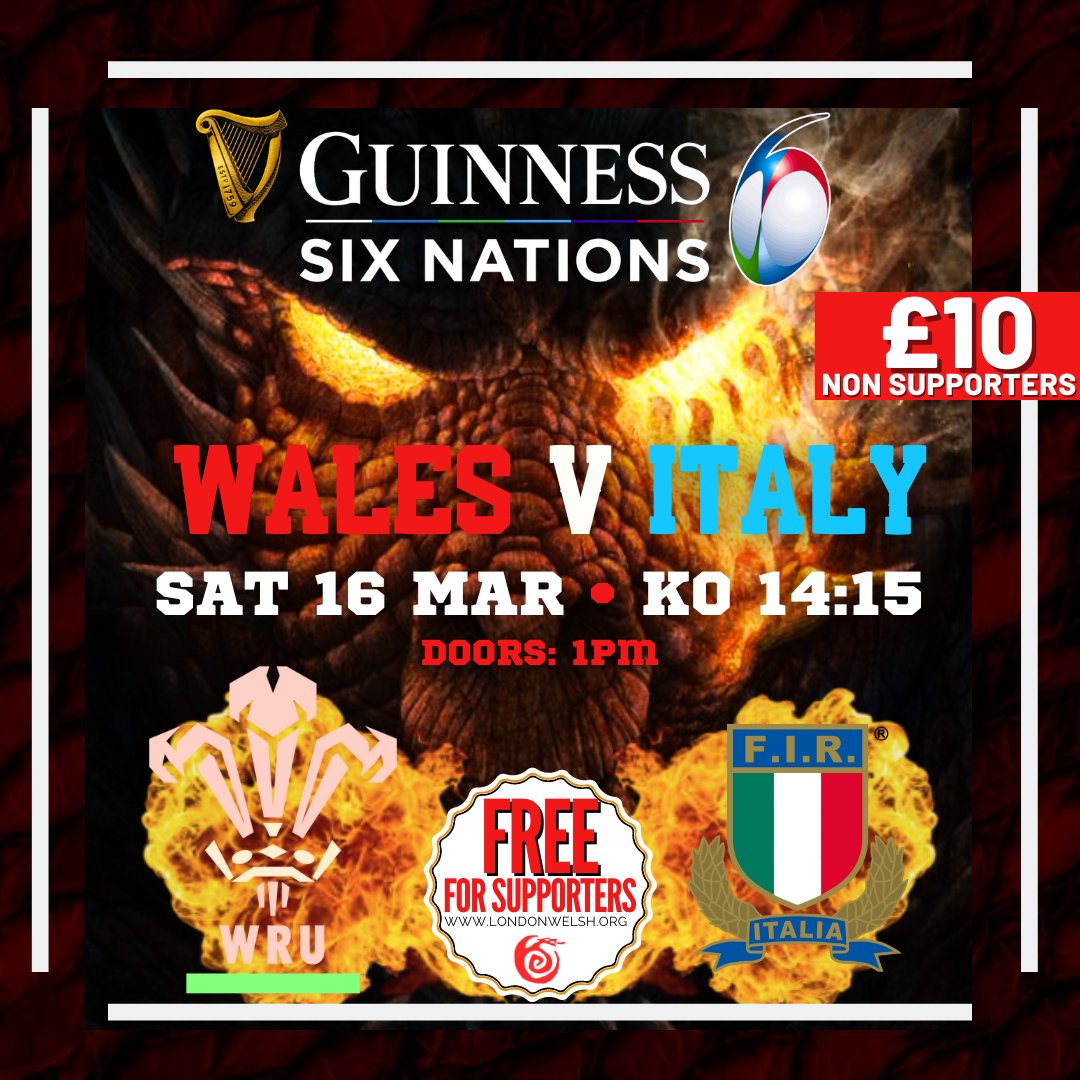 Get ready for Super Saturday! While we might not be dominating the field, we're still in for a fantastic time! Embrace the spirit of camaraderie as we cheer on, even if it's for the wooden spoon. 🤭Food Available and the Raffle for Matt will be drawn! Don't miss it! #cymru 🤗🎉