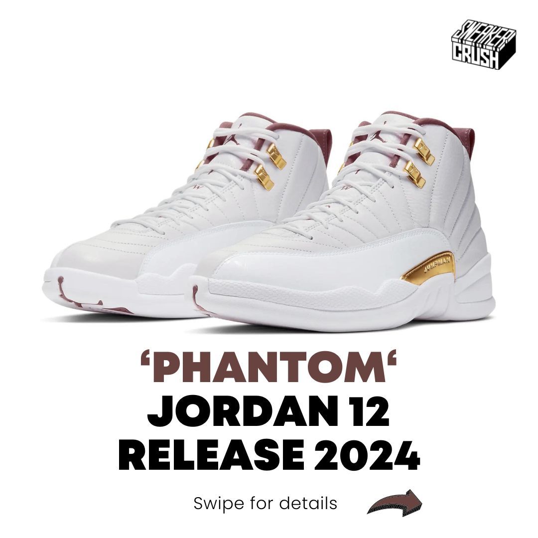 sneakercrush's tweet photo. The ‘Phantom’ Jordan 12 WMNS release December 2024 $200 https://t.co/BDCpuV3FoX