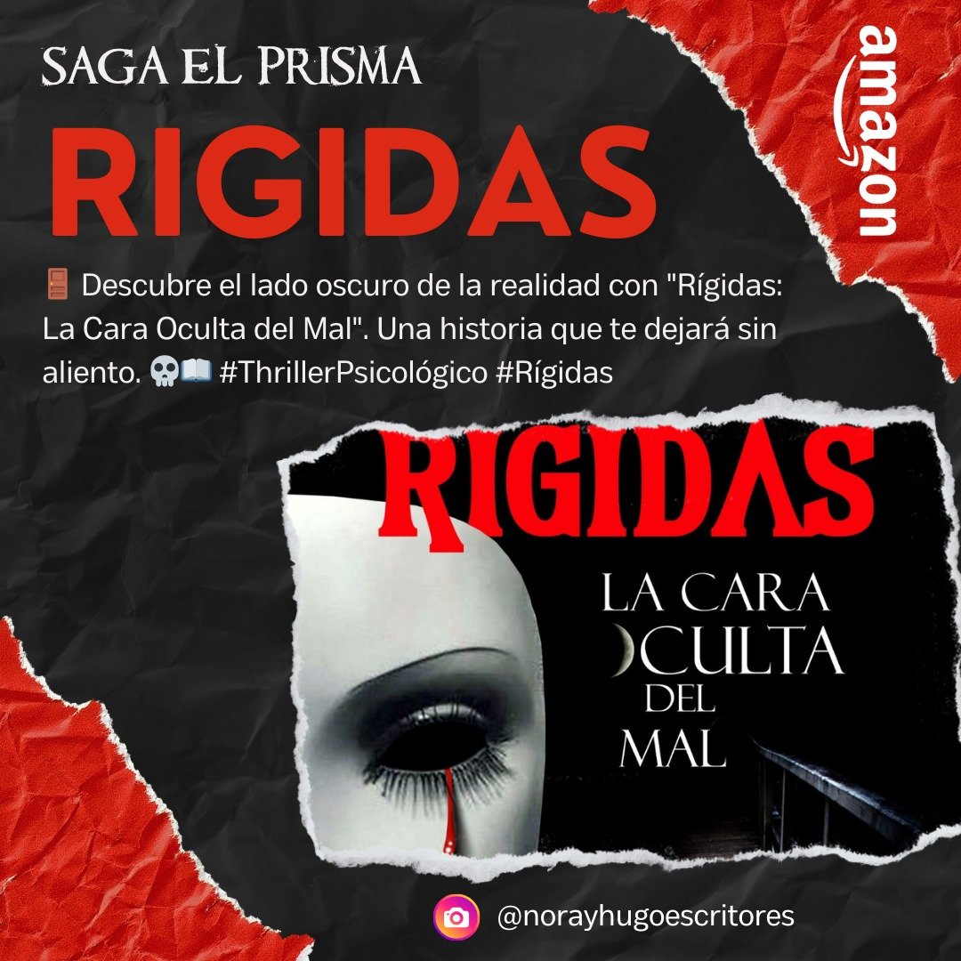 🔐 Cierra bien las puertas y adéntrate en el mundo de "Rígidas: La Cara Oculta del Mal". El suspenso te envolverá desde la primera línea. Disponible en #Amazon amzn.to/3Hrx548 🚪📚 #TerrorPsicológico #Rígidas #blogtour #SedalEnLollaAR #GranHermano #Kindle #Wednesdayvibe