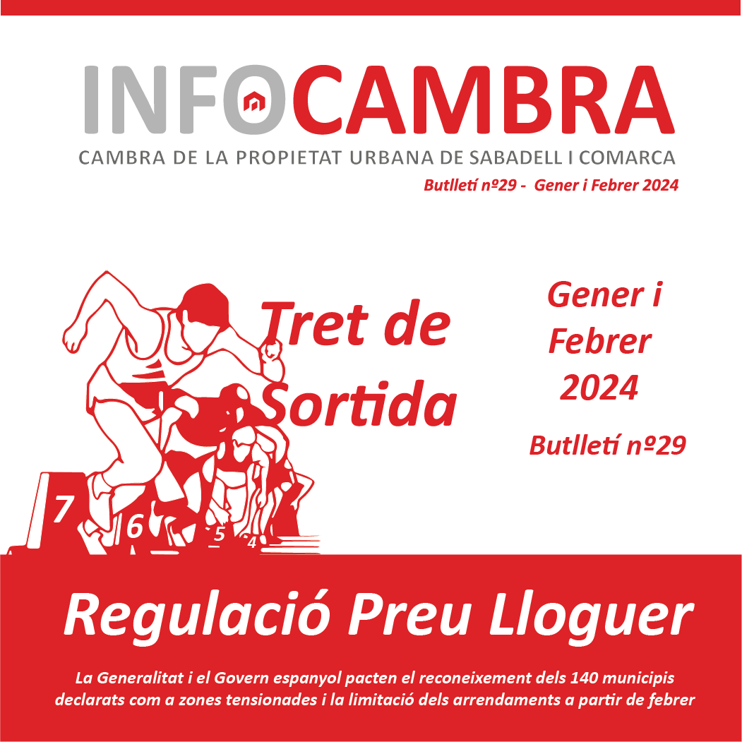 cpropietatsbd's tweet photo. INFOCAMBRA N°29: Us el podeu descarregar a  l'enllaç de sota. El publiquem el mateix dia que s'havia anunciat que entraria en vigor la regulació de preus de lloguer a Catalunya que sembla però es farà efectiva aquest divendres o la setmana vinent.
https://t.co/csIjnbqXVW https://t.co/wXY59MLuTn