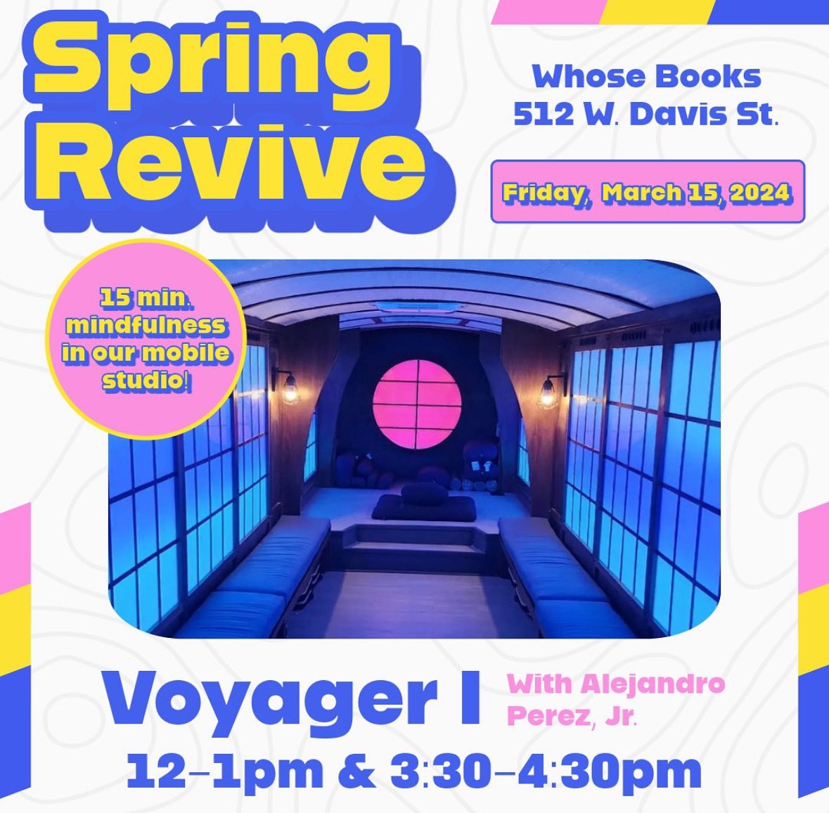 whosebooks's tweet image. This Friday, 3/15 we bring you Spring Revive - A Community Well-Being Fair! Story time, Zumba, mindfulness, yoga , art stations and Open Mic! See you there 🙌🏽