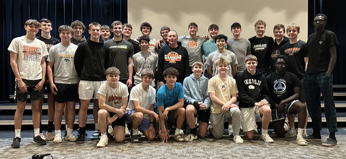 At our team banquet last night, we celebrated Coach Joe Burkhart.   Coach has decided to wrap up an amazing 49 year basketball coaching career.  A basketball coach through and through, our Warriors benefited greatly from his passion, grit, and wisdom. Thank you from all of us!!