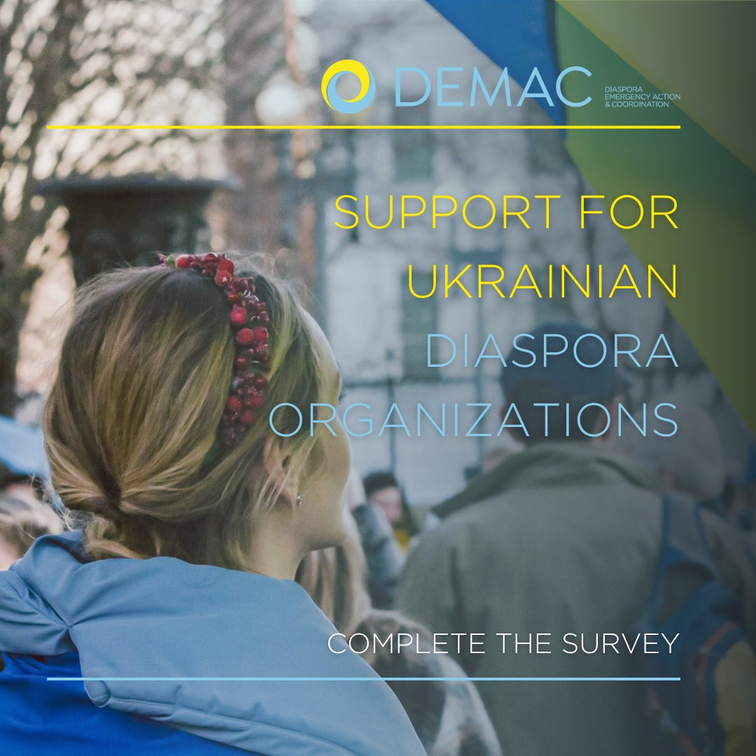 During spring 2024, we will sponsor selected Ukrainian diaspora organizations to develop their capacities. Provide us with some basic information about your organization and state your interest by completing this 𝐬𝐮𝐫𝐯𝐞𝐲 𝐛𝐞𝐟𝐨𝐫𝐞 𝐌𝐚𝐫𝐜𝐡 𝟏𝟖: bit.ly/3IwFD9f