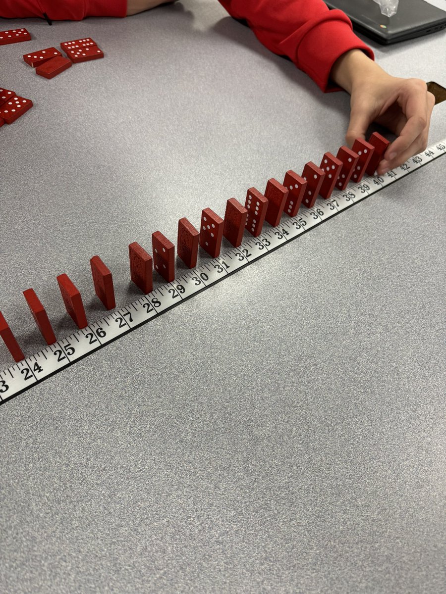 7th Grade #STEM adding a Math component to our challenge of engineering a Timer using dominoes!

Groups could choose to create a 2, 3, 4, or 5 second Timer. Will the ability to measure spacing help?

#LCMSPTB #InspiringExcellence