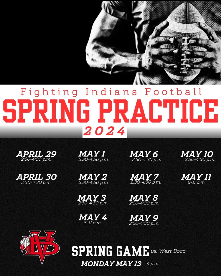 2024 Spring Practice Schedule! #WeAreVero <a href="/TarvosAlford_II/">Tarvos “Tj” Alford II</a> <a href="/Robertjones_3/">Robert “Rj” Jones III🙏🏽🇭🇹‼️‼️</a> <a href="/AnthwoneM/">Anthwone Montgomery II</a> <a href="/jlancifort/">Joshua Lancifort</a> <a href="/AffeonR/">Prime💤</a> <a href="/Efrem_White11/">Efrem White</a> <a href="/ChampSmith55/">Micah Champion Smith</a> <a href="/jr_hillsman/">Jonathan Hillsman Jr</a> <a href="/bigJACOBS772/">jarvis jacobs</a> <a href="/AmirShabazz06/">Amir G. Shabazz‼️🙏🏾</a> <a href="/DuaneSimon14/">Duane Simon</a>  <a href="/JahnardYoung/">Jahnard Young</a>