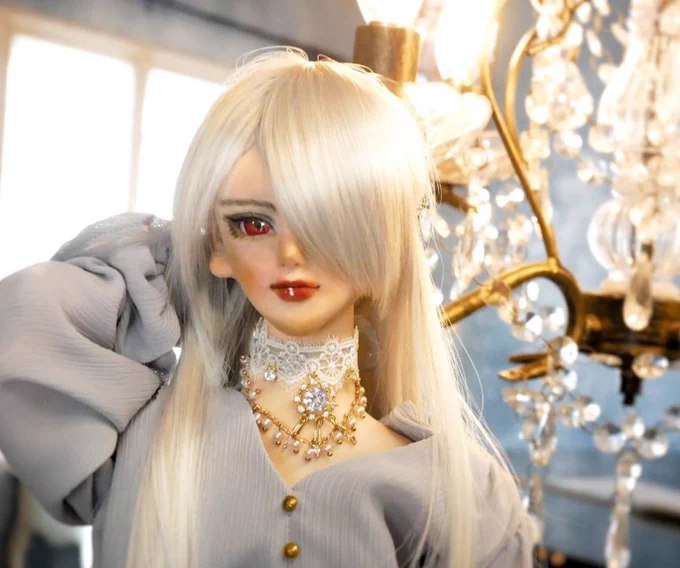 #長髪男子ドールはいいぞ 長髪中性的イケメンドール大好きーー!なのでうちの子達はほぼ長髪にしてる 