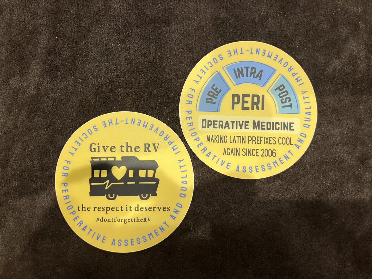 Looking forward to another great conference at @SPAQIedu #Periop2024. We also have the coolest stickers!