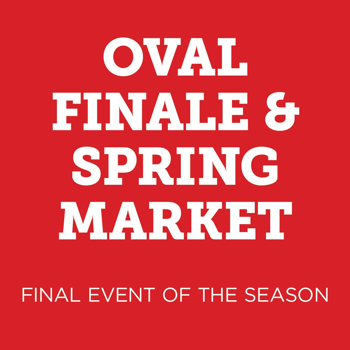 We will be at @theolympicoval's finale and spring market on Friday, March 15th, from 12pm - 5pm! Stop by to browse all the vendors and check out final some speedskating races this season!