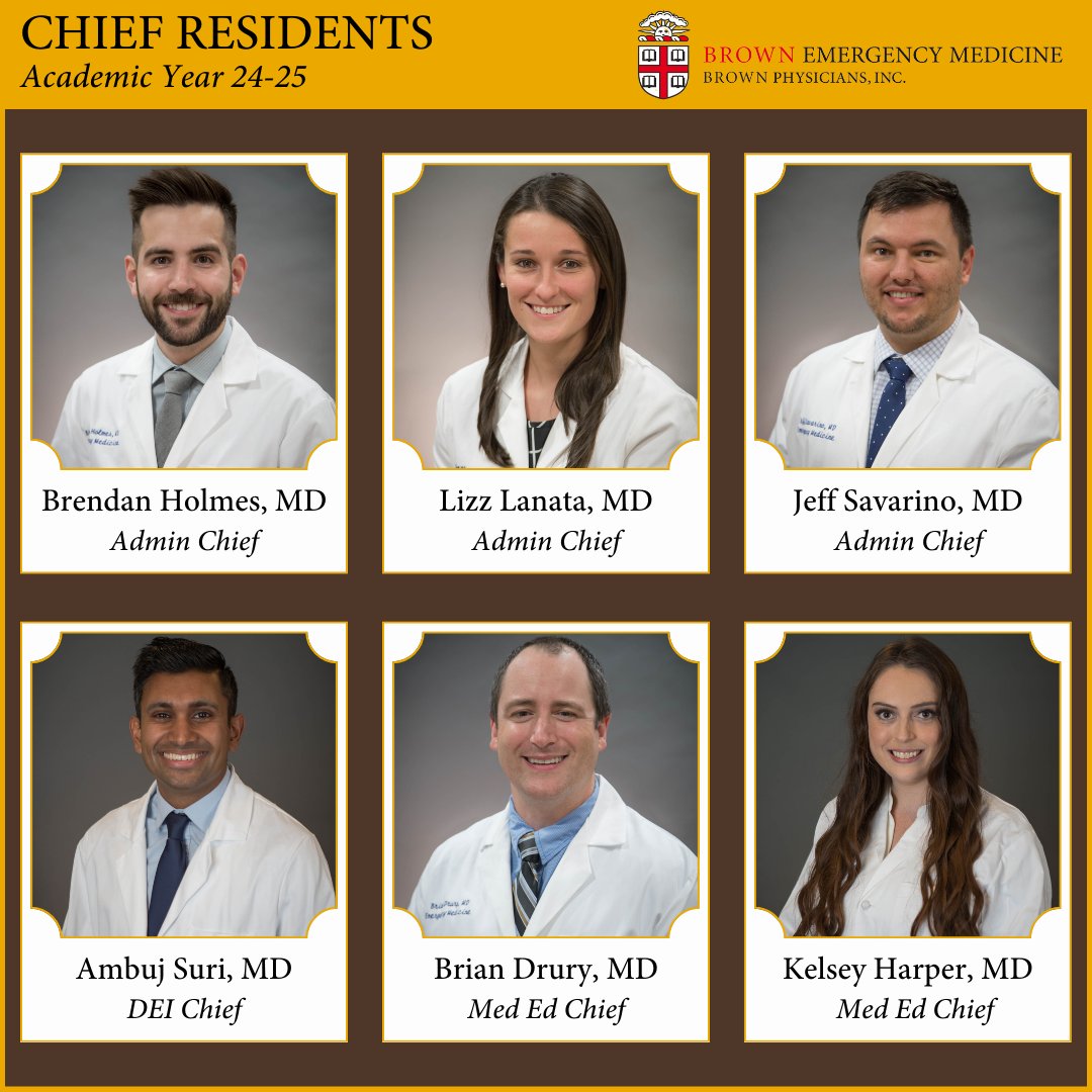 We're excited to announce our Chief Residents for the next academic year! Congratulations to all 🤩🤩