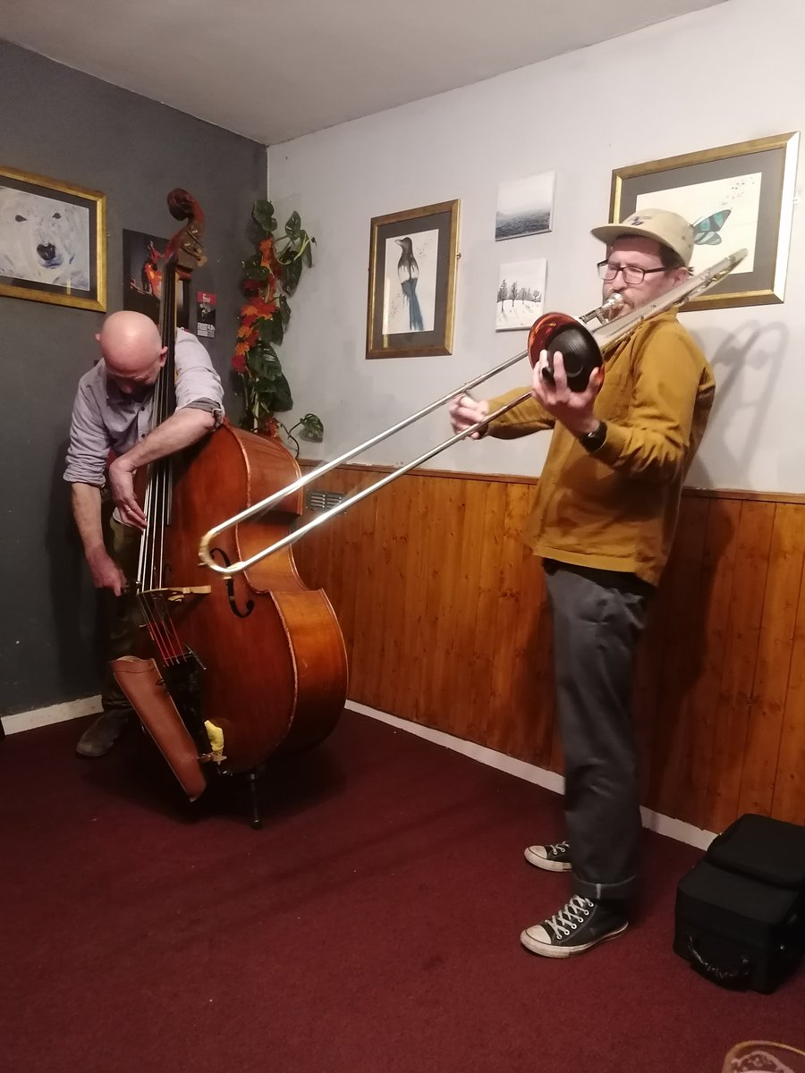 Lovely gig last with Richard Foote, Trevor Lines and Bruce Coates Upstairs at Redbeer'd Cotteridge.  Next one is with Maja Pluta + Trevor and Bruce 9th April <a href="/FrImprov/">Bruce Coates</a> <a href="/trevorlines1/">Trevor Lines</a>