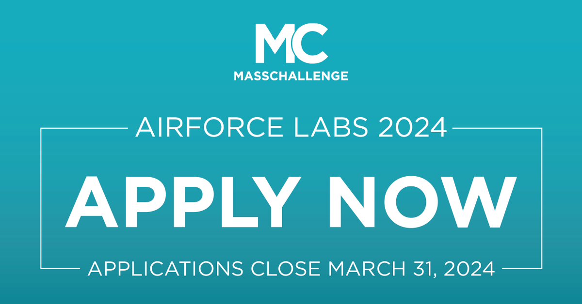 #Founders, apply alongside other CEOs like Karim of Confidencial.io, an MC23 alum, to accelerate your #startup through MassChallenge's + Hanscom Air Force Base's #mentorship, connections, & more ✍️Apply to the MassChallenge Air Force Labs Program: hubs.li/Q02p5dHc0
