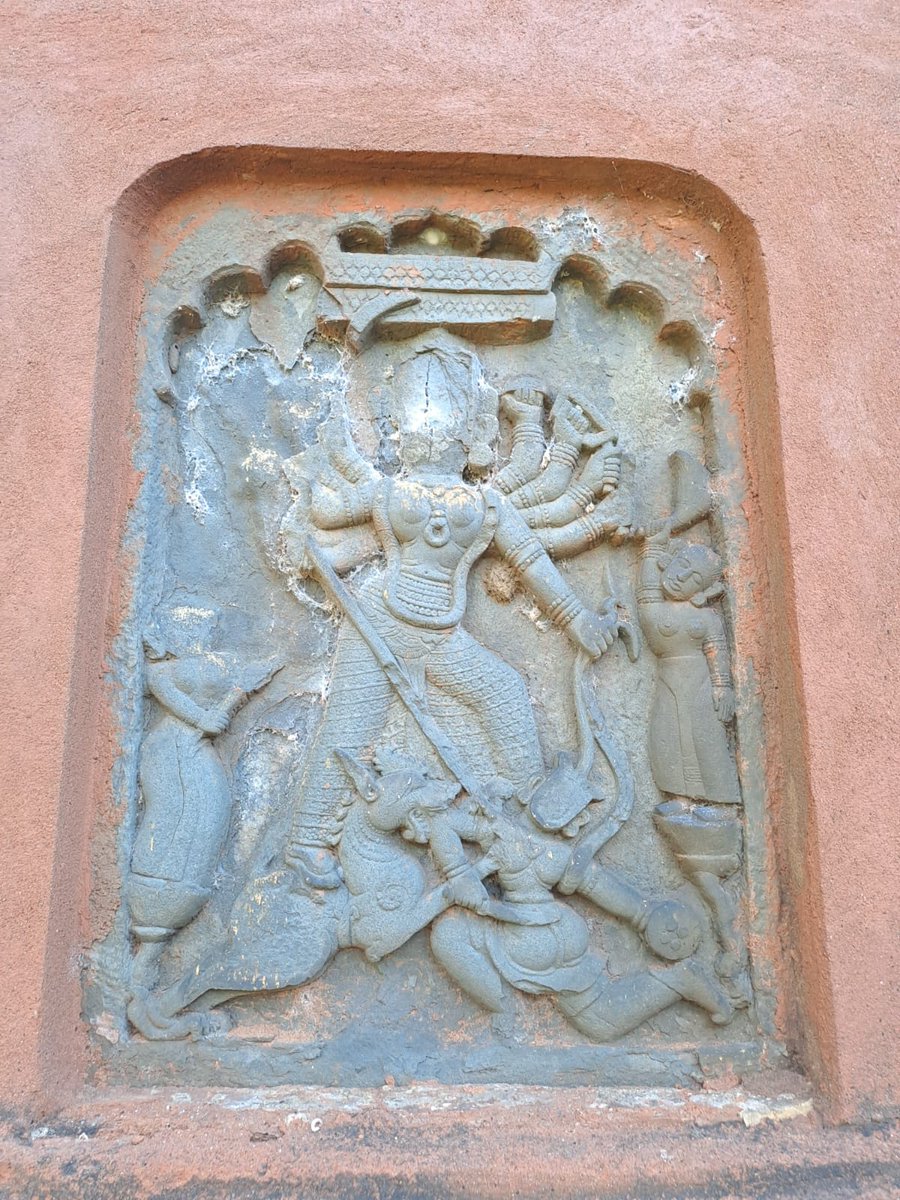 dibarijit's tweet photo. Jagaddhatri Doul, 15km from Sivasagar. Swargadeo Siva Sinha (1714-1744), facing astrological warnings, appointed Queen Phuleswari Kuwari as Regent. A former temple dancer, she championed temple construction. Despite nature's challenges, 46 sculptures have survived.
#AssamTemples https://t.co/LRtz3og3Dt